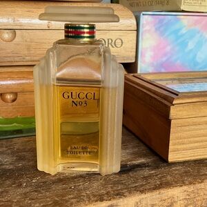 Vintage Gucci No.3 Eau de Toilette 2 fl. Oz
